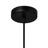 9625P20-1-101 Bagheera 1 Light Down Pendant With Black Finish