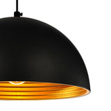 9629P12-1-101 Modest 1 Light Down Mini Pendant With Black Finish