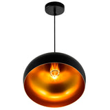 9633P13-1-101 Dynamic 1 Light Down Pendant With Black Finish