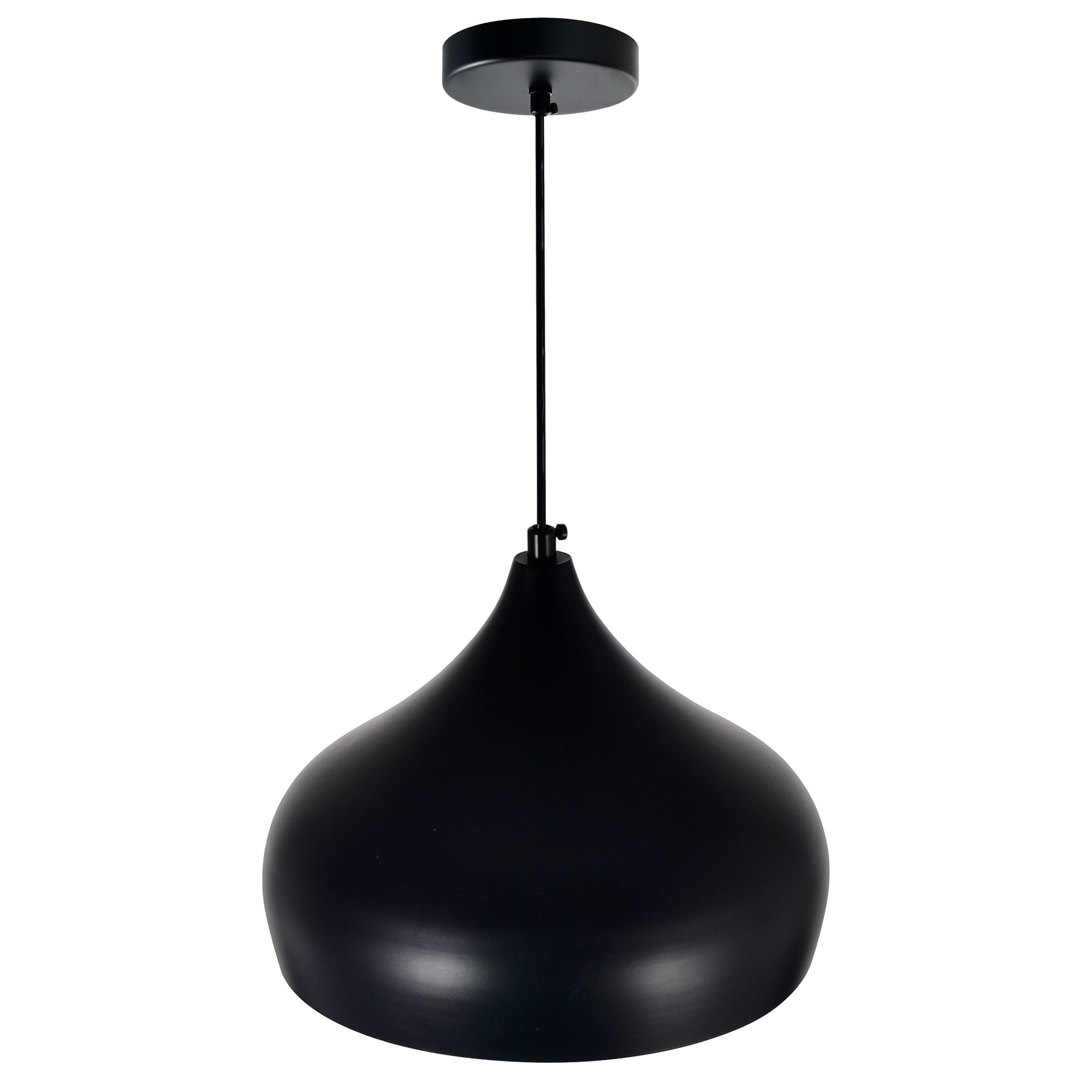9633P13-1-101 Dynamic 1 Light Down Pendant With Black Finish
