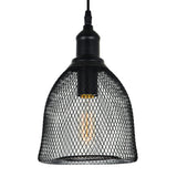 9638P7-1-101 Drea 1 Light Down Mini Pendant With Black Finish