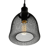 9638P7-1-101 Drea 1 Light Down Mini Pendant With Black Finish