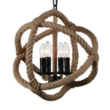 9706P17-4-101 Padma 4 Light Up Chandelier With Black Finish