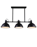 9760P50-3-101 Strum 3 Light Island Chandelier With Black Finish