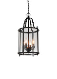 9809P11-4-109 Desire 4 Light Drum Shade Mini Pendant With Oil Rubbed Bronze Finish