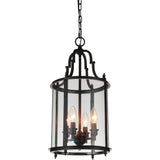 9809P11-4-109 Desire 4 Light Drum Shade Mini Pendant With Oil Rubbed Bronze Finish