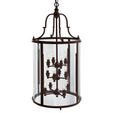 9809P17-12-109-A Desire 12 Light Drum Shade Chandelier With Oil Rubbed Bronze Finish