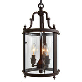 9809P9-3-109 Desire 3 Light Drum Shade Mini Pendant With Oil Rubbed Bronze Finish