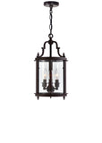 9809P9-3-109 Desire 3 Light Drum Shade Mini Pendant With Oil Rubbed Bronze Finish