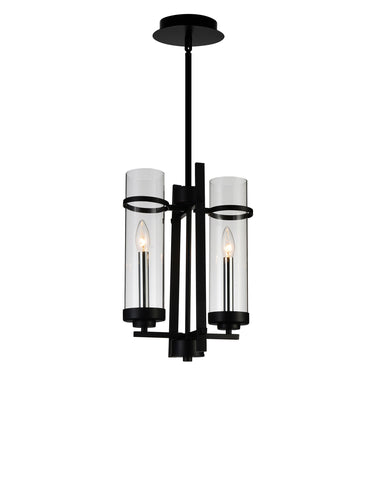 9827P11-2-101 Sierra 2 Light Up Mini Pendant With Black Finish