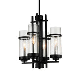 9827P14-4-101 Sierra 4 Light Up Mini Pendant With Black Finish