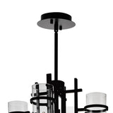 9827P30-12-101-A Sierra 12 Light Up Chandelier With Black Finish