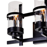 9827W21-3-101 Sierra 3 Light Wall Sconce With Black Finish