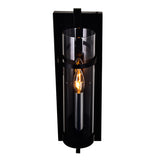 9827W5-1-101 Sierra 1 Light Wall Sconce With Black Finish