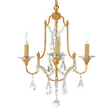 9836P17-4-125 Electra 4 Light Up Chandelier With Oxidized Bronze Finish