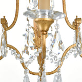 9836P17-4-125 Electra 4 Light Up Chandelier With Oxidized Bronze Finish