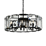 9860P31-12-101 Jacquet 12 Light Chandelier With Black Finish