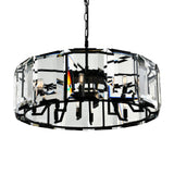 9860P31-12-101 Jacquet 12 Light Chandelier With Black Finish