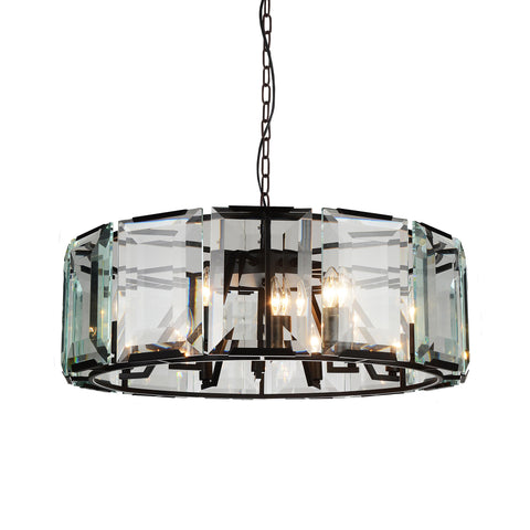 9860P43-18-101 Jacquet 18 Light Chandelier With Black Finish