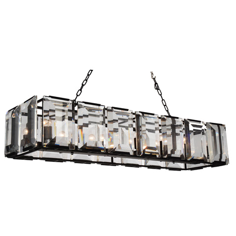 9860P55-14-101 Jacquet 14 Light Chandelier With Black Finish