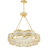 9906P31-8-208 Nova 8 Light Chandelier With Champagne Finish