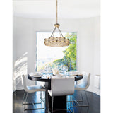 9906P31-8-208 Nova 8 Light Chandelier With Champagne Finish