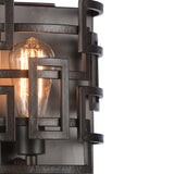 9913W10-1-205 Litani 1 Light Wall Sconce With Brown Finish