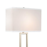 9915T14-1-606 Torren 1 Light Table Lamp With Satin Nickel Finish