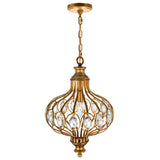 9935P12-1-182 Altair 1 Light Chandelier With Antique Bronze Finish