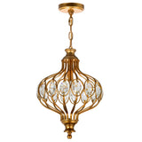 9935P12-1-182 Altair 1 Light Chandelier With Antique Bronze Finish