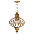 9935P12-1-182 Altair 1 Light Chandelier With Antique Bronze Finish