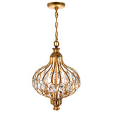 9935P14-3-182 Altair 3 Light Chandelier With Antique Bronze Finish