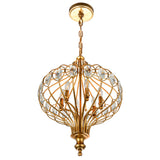 9935P19-6-182 Altair 6 Light Chandelier With Antique Bronze Finish