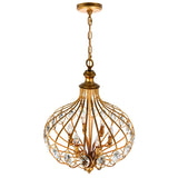 9935P19-6-182 Altair 6 Light Chandelier With Antique Bronze Finish