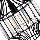 9942P10-1-101-D Alethia 1 Light Down Pendant With Black Finish