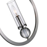 9951P15-1-606 Elton 1 Light Pendant With Satin Nickel Finish