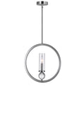 9951P15-1-606 Elton 1 Light Pendant With Satin Nickel Finish