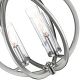 9951P16-3-606 Elton 3 Light Chandelier With Satin Nickel Finish