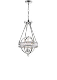 9957P12-3-601 Arkansas 3 Light Mini Chandelier With Chrome Finish