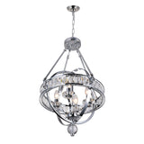 9957P16-4-601 Arkansas 4 Light Chandelier With Chrome Finish