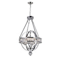 9957P16-4-601 Arkansas 4 Light Chandelier With Chrome Finish