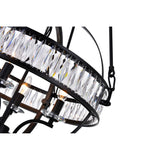 9957P20-4-101 Arkansas 4 Light Chandelier With Black Finish