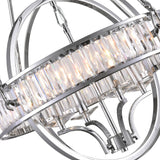 9957P20-4-601 Arkansas 4 Light Chandelier With Chrome Finish