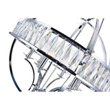 9957P30-6-601 Arkansas 6 Light Chandelier With Chrome Finish