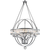 9957P42-12-601 Arkansas 12 Light Chandelier With Chrome Finish