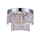 9969W10-4-601 Weiss 4 Light Wall Sconce With Chrome Finish