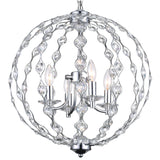 9970P19-4-601 Esia 4 Light Chandelier With Chrome Finish