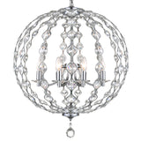 9970P26-8-601 Esia 8 Light Chandelier With Chrome Finish