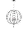 9970P26-8-601 Esia 8 Light Chandelier With Chrome Finish