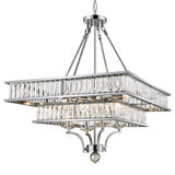 9972P23-8-601 Shalia 8 Light Chandelier With Chrome Finish